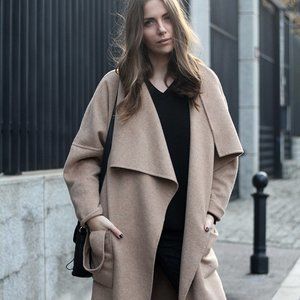 Zara Handmade Camel Coat